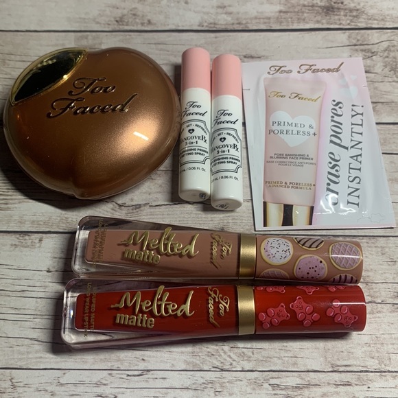 Too Faced Other - Too Faced Bundle Bronzed Peach, Melted Matte, Setting Spray